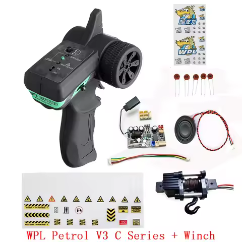 Upgrade Control Sound Group System V3 Transmitter DIY Receiver Board Horn Speaker 16A 30A ESC Winch 