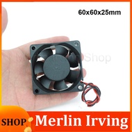 QB13LA Store 6025 DC 5/12/24V Cooler Fan 60x25mm 6cm Brushless Machine Motor Cooling Fan XH2.54 2Pin for Reprap 3D Printer Parts pc computer