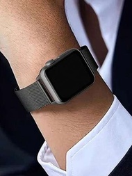 1入組金屬錶帶兼容 Apple Watch Ultra 49 毫米 8 7 45 毫米 41 毫米男士女士米蘭手鍊透氣腕帶兼容 Apple Watch 6 5 4 3 SE 44 毫米 40 毫米 42 毫米智能手錶錶帶配件