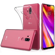 For LG G7 ThinQ Slim Soft Clear Silicon Rubber Scratch-Resistant CP Jelly Case Crystal Anti-yellowing Back Cover