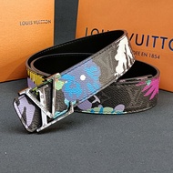 Lv New Style Fashion Trend Belt Unique Graffiti Creative Belt