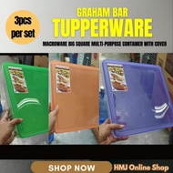 Holiday Graham Storage 3pcs Set 3LITERS FOOD KEEPER/FOOD STORAGE 727 SUNNYWARE Random Color Containe