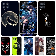 case For Samsung Galaxy M62 F62 4G Case Silicon Phone Back Cover Soft black tpu m625 Genshin Role
