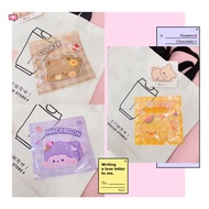 Transparent self sealing bag,Cartoon sealed pocket,  jewelry storage bag, gift packaging bag, candy bag children's day gifts