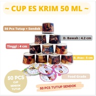 PAPER ICE CUP / 60ML PUDDING CUP PRICE / INDONESIAN PAPER CUP - PAPER ICE CUP - 60ML PUDDING CUP PRI