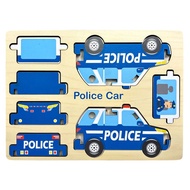 (BBW) POLICE CAR WOOD PUZZLE (ISBN: 9352432002741-5)