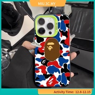 Ape Head BAPE Phone Case Film Two-in-One Trend Suitable for iPhone15/14promax/iPhone11/12/13pro x XS