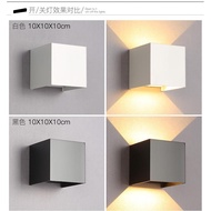 K2 VIVIDWAYS AD40 LED OUT DOOR WALL LAMP BLACK FRAME 3000K WARM