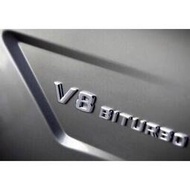 圓夢工廠 Benz 賓士 CLS W218 V8 Biturbo 葉子板 車身 字標 字貼 車標 鍍鉻銀 消光黑