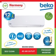(5 STARS) BEKO 1.5hp Air Conditioner Inverter BSVOM 120 / BSVOM 121 Air Cond Penghawa Dingin 冷气