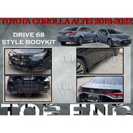 TOYOTA COROLLA ALTIS 2019-2022 DRIVE68 D68 68 FULLSET BODYKIT (DRIVE 68) SKIRT LIP FOR ALTIS ABS D68 CAR BODYKIT