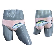 SW137 กางเกงว่ายน้ำ พิมพ์ลายผ้าไลคร่า Awesome swimwear