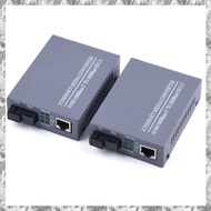 [I O J E] Gigabit Fiber Optical Media Converter 10/100/1000Mbps Single Mode 3Km UPC/ SC-Port Fiber T
