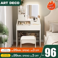 Makeup Table Meja makeup Dressing table with Led mirror Meja Solek Bedroom Table Vanity Table Cermin