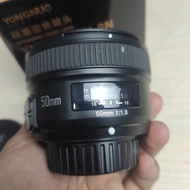 Nikon Yongnuo 50mm f1.8 Bokeh Fixed Lens can be used for d3100 d3000 D3200 d3300 d5100 d5200 d5500