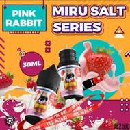Terlaris!! 30Ml Miru Pink Rabbit 30 Strawberry Susu Milk Liquid
