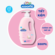 Sữa tắm gội toàn thân cho trẻ sơ sinh Kodomo Pink Hanabaki chiết xuất tinh dầu hoa Tsubaki và lô hội