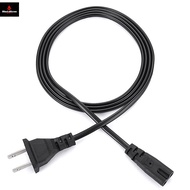 EU Power Cable 2pin IEC320 C7 US Power Extension Cord For Dell Laptop Charger Canon Epson Printer Ra