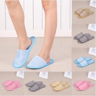 Slippers Hotel Spa Home Anti-Slip Guest Slippers Cotton Linen Comfortable Breathable Men