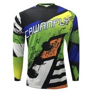 CAWANFLY Men Quick Dry Off Road Enduro Jersey Motocross Racing Shirt Bicycle Motorcycle Racewear