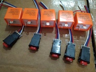 Relay signal adjustable c/w hazard switch fz lc y15 rs150 vf3i ninja dash wave aII bike lagenda