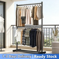 Balcony Clothes Rack Adjustable Clothes Drying Rack Stainless for Bedroom Balcony Floor