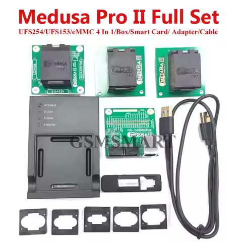 Brand New Original Medusa Pro II Box / Medusa Pro 2 box Full Set ( UFS 254 Socket,UFS 153 Socket,eMM