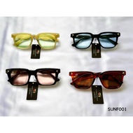 Fashion Sun Shades Sunglasses for Adults with Free Pouch Available in 4 Colors SUNF001
