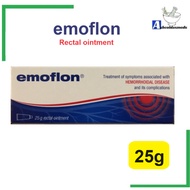 Emoflon 25g Rectal Ointment (can be used with Daflon/Aveflon/Hemorid) EXP2/2026