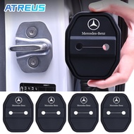 Mercedes Car Door Lock Protection Cover Silicone Door Lock Absorber Anti-Scratch Collision Silent Pr