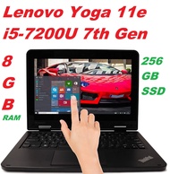 LENOVO THINKPAD YOGA 11e [ INTEL CORE i5-7200U  7TH GEN/8GB RAM/256GB SSD/11.6" LED SCRREN/ TOUCH SCREEN/WIN 10 PRO ( FREE BAG-MOUSE)