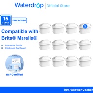 Waterdrop Water Filter Cartridges, Replacement for Brita® Maxtra+® Plus, Maxtra Pro® All-in-1, Compa