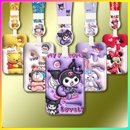 3D Name Tags Kartun Karakter Tali Gantungan / Card Holder / Name Tag Id Card / Id Card Karakter Tali