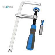 Dovetail Clamp with Soft-Grip Handle + Dovetail Router Bit ,for Track Saw Guide Rail DIY Desktop Gro