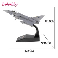 Lohobby 1/100 Scale EF-2000 Fighter Helicopter Metal Model Aircraft Decoration