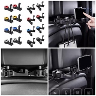 YYS Backseat Hook for Handbag Purse Hook Car Headrest Hook with Phone Holder