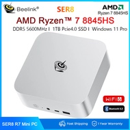 Beelink Mini PC SER8 AI PC AMD Ryzen 7 8845HS 32GB DDR5 1TB NVME SSD 2.5Gbps Desktop Gaming Computer