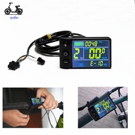 จอแสดงผล LCD สี 24V/36V/48V/52V/60V รุ่น S866 สำหรับโปรโตคอลการสื่อสาร UART No.2 สำหรับจักรยานไฟฟ้า/