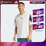 adidas ไลฟ์สไตล์ เสื้อยืด Stadium ผู้ชาย สีขาว JX5640