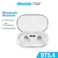 MEEGOO BT5.4 Bluetooth Headset Air Condition Baseus Bass Bluetooth Headphone ENC Waterproof 30h Musi