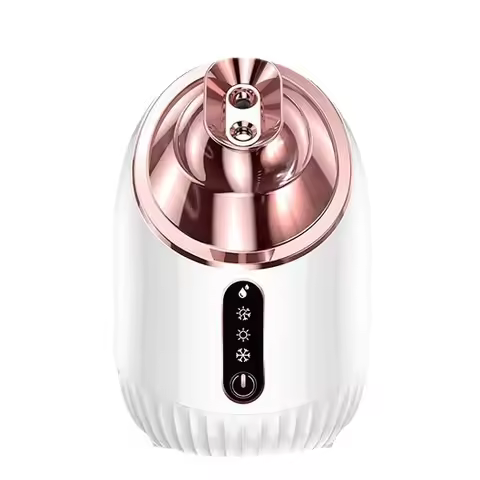 Hot and Cold Double Spray Hydrating Face Steamer Household Beauty Nano Spray Machine