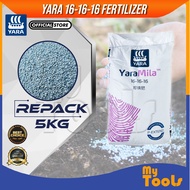 Mytools YaraMila 16-16-16 (5KG) Baja YaraMila Compound Fertilizer Yara Baja Subur (5KG)