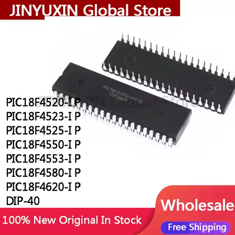 1Piece PIC18F4550-I P PIC18F4520 PIC18F4523 PIC18F4525 PIC18F4550 PIC18F4553 PIC18F4580 PIC18F4620 -