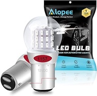 ALOPEE 12V-15V DC Bright 1157 LED Bulb Red 1157 Bulb 2357 Led Bulb 2057 Led Bulb 7528 BAY15D 33SMD 2