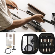 19pc/Set Gun Barrel Cleaning Kit for 22/38/9/40/45mm Caliber Rifle Shotgun Brush Tool Kit Rod Cleane