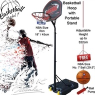 PORTABLE BASKETBALL HOOP F - RIM BOLA BASKET RING OUTDOOR INDOOR NBA