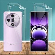Ultra Thin Hydrogel Film For Oppo Find X7 Ultra X7Ultra X7U 5G Clear Soft TPU Front Back Full Cover 