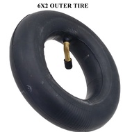 Electric scooter with 6-inch 6x2 tire wheels, electric scooter F0 inflatable tire wheels