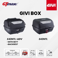 [ E43NTL ADVANCE / E43NTL + BASE PLATE + FREE NET + FULL ACCESSORIES ] GIVI MONOLOCK TOP CASE MULEBO
