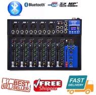 สเตอริโอมิกเซอร์7ช่อง Bluetooth DIGITAL ECHO Effect รุ่น LXJ MG-07BT